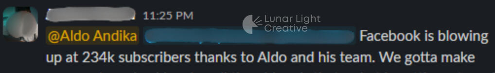 Lunar Light Creative results images